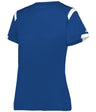 Augusta Sportswear LADIES ON THE RISE TEE 438000 ROYAL/WHITE (BA) S