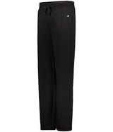 Augusta Sportswear LADIES OPEN BOTTOM FLEECE PANT 127800 BLACK S