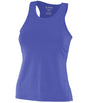 Augusta Sportswear Ladies Poly/Spandex Solid Racerback Tank 1202 PURPLE S
