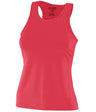 Augusta Sportswear Ladies Poly/Spandex Solid Racerback Tank 1202 RED S