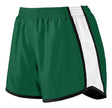 Augusta Sportswear Ladies Pulse Shorts 1265 DARK GREEN/WHITE/BLACK S