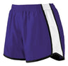 Augusta Sportswear Ladies Pulse Shorts 1265 PURPLE/WHITE/BLACK S
