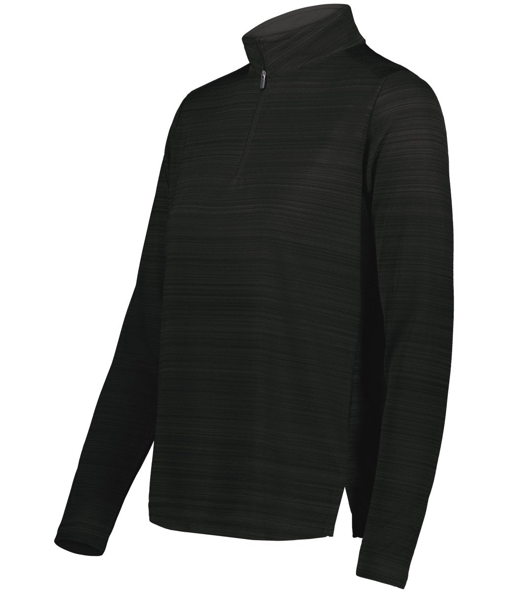 Augusta Sportswear Ladies Pursuit 1/4 Zip Pullover - Augusta Sportswear 7012 BLACK S