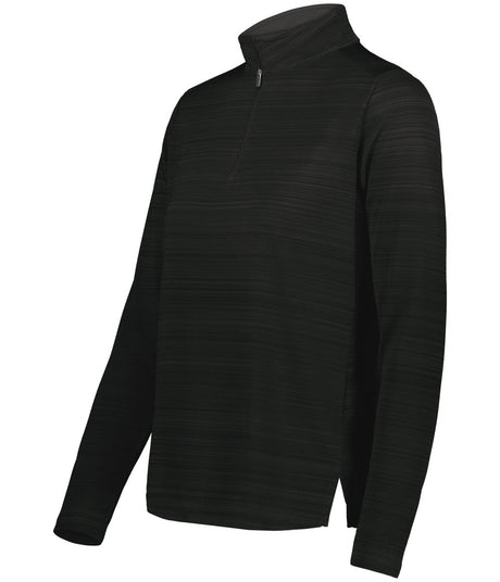 Augusta Sportswear Ladies Pursuit 1/4 Zip Pullover - Augusta Sportswear 7012 BLACK S