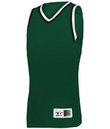 Augusta Sportswear LADIES RETRO BASKETBALL JERSEY - Augusta Sportswear A55000 FOREST/BLACK/WHITE (BA) S