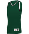 Augusta Sportswear LADIES RETRO BASKETBALL JERSEY - Augusta Sportswear A55000 FOREST/BLACK/WHITE (BA) S