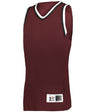 Augusta Sportswear LADIES RETRO BASKETBALL JERSEY - Augusta Sportswear A55000 MAROON/BLACK/WHITE (BA) S