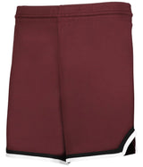 Augusta Sportswear LADIES RETRO BASKETBALL SHORTS - Augusta Sportswear A56000 MAROON/BLACK/WHITE (BA) S