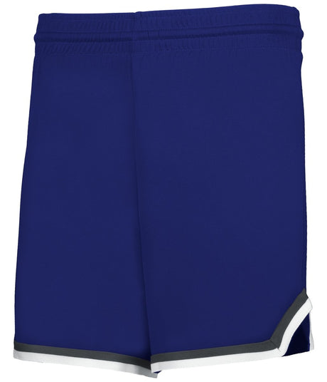 Augusta Sportswear LADIES RETRO BASKETBALL SHORTS - Augusta Sportswear A56000 NAVY/GRAPHITE/WHITE (BA) S