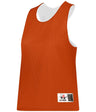 Augusta Sportswear LADIES REVERSIBLE LACROSSE PRACTICE JERSEY - Augusta Sportswear LP001W BT. ORANGE/WHITE (BA) XXS/XS