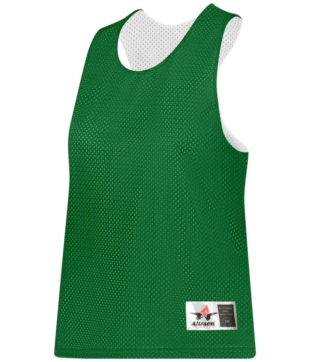 Augusta Sportswear LADIES REVERSIBLE LACROSSE PRACTICE JERSEY - Augusta Sportswear LP001W KELLY/WHITE (BA) XXS/XS