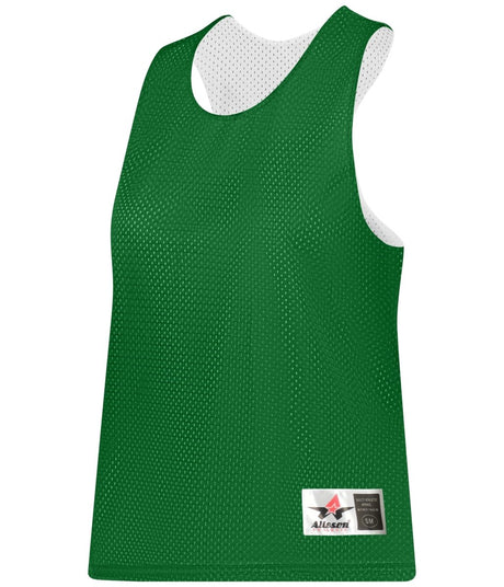Augusta Sportswear LADIES REVERSIBLE LACROSSE PRACTICE JERSEY - Augusta Sportswear LP001W KELLY/WHITE (BA) XXS/XS