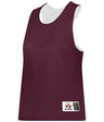 Augusta Sportswear LADIES REVERSIBLE LACROSSE PRACTICE JERSEY - Augusta Sportswear LP001W LIGHT MAROON/WHITE (BA) XXS/XS