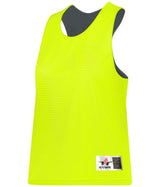 Augusta Sportswear LADIES REVERSIBLE LACROSSE PRACTICE JERSEY - Augusta Sportswear LP001W SAFETY YELLOW/GRAPH (BA) SMALL/MEDIUM