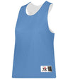 Augusta Sportswear LADIES REVERSIBLE LACROSSE PRACTICE JERSEY - Augusta Sportswear LP001W SKY BLUE/WHITE (BA) LARGE/EXTRA LG