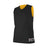 Augusta Sportswear LADIES REVERSIBLE MESH PRACTICE BASKETBALL JERSEY 560RW BLACK/GOLD (BA) S