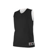 Augusta Sportswear LADIES REVERSIBLE MESH PRACTICE BASKETBALL JERSEY 560RW BLACK/WHITE (BA) S