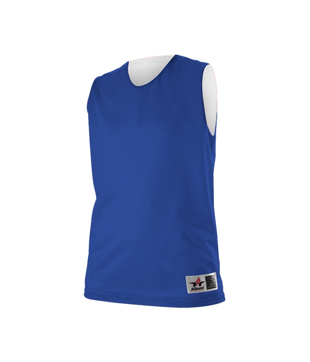 Augusta Sportswear LADIES REVERSIBLE MESH PRACTICE BASKETBALL JERSEY 560RW ROYAL/WHITE (BA) S