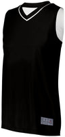 Augusta Sportswear Ladies Reversible Two - Color Jersey 154 BLACK/WHITE S