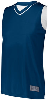 Augusta Sportswear Ladies Reversible Two - Color Jersey 154 NAVY/WHITE S