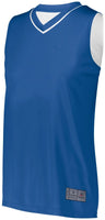 Augusta Sportswear Ladies Reversible Two - Color Jersey 154 ROYAL/WHITE S
