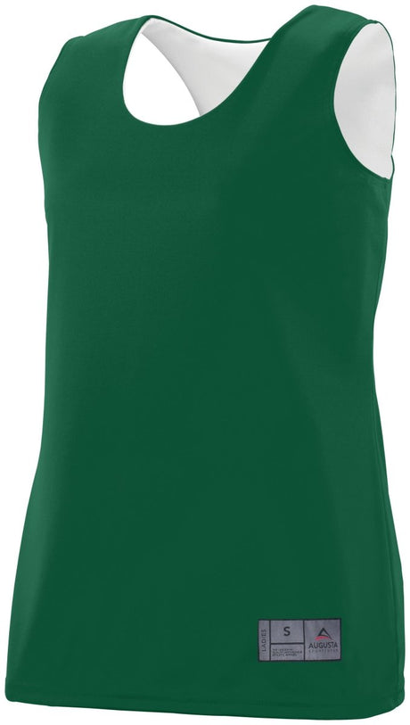 Augusta Sportswear Ladies Reversible Wicking Jersey 147 DARK GREEN/WHITE S