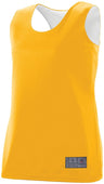 Augusta Sportswear Ladies Reversible Wicking Jersey 147 GOLD/WHITE S