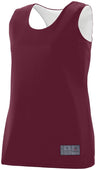 Augusta Sportswear Ladies Reversible Wicking Jersey 147 MAROON/WHITE S