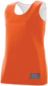 Augusta Sportswear Ladies Reversible Wicking Jersey 147 ORANGE/WHITE S