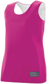 Augusta Sportswear Ladies Reversible Wicking Jersey 147 POWER PINK/WHITE S