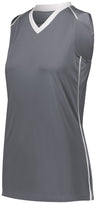 Augusta Sportswear Ladies Rover Jersey 1687 GRAPHITE/WHITE S