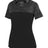Augusta Sportswear Ladies Shadow Tonal Heather Polo 5413 BLACK S