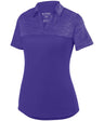 Augusta Sportswear Ladies Shadow Tonal Heather Polo 5413 PURPLE S
