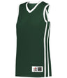Augusta Sportswear LADIES SINGLE - PLY BASKETBALL JERSEY 539JW FOREST/WHITE (BA) S