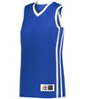 Augusta Sportswear LADIES SINGLE - PLY BASKETBALL JERSEY 539JW ROYAL/WHITE (BA) S