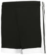 Augusta Sportswear LADIES SINGLE - PLY BASKETBALL SHORTS 5385PW BLACK/WHITE (BA) S