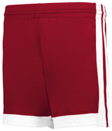 Augusta Sportswear LADIES SINGLE - PLY BASKETBALL SHORTS 5385PW RED/WHITE (BA) S