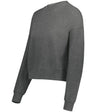 Augusta Sportswear Ladies Slouchy Crew 5424 CARBON HEATHER S
