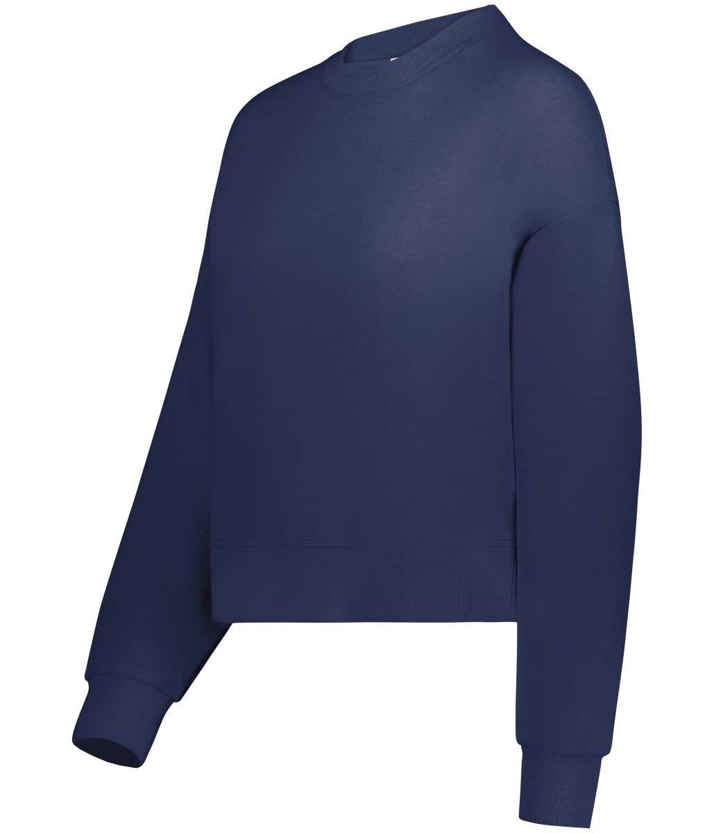 Augusta Sportswear Ladies Slouchy Crew 5424 NAVY S