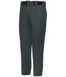 Augusta Sportswear LADIES SOFTBALL PANT WITH BELT LOOPS 605PBW CHARCOAL SOLID (BA) S