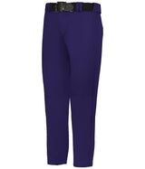 Augusta Sportswear LADIES SOFTBALL PANT WITH BELT LOOPS 605PBW PURPLE (BA) S