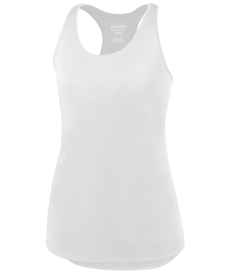 Augusta Sportswear Ladies Sojourner Tank 2434 WHITE S