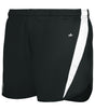 Augusta Sportswear LADIES STRIDE SHORT - Augusta Sportswear 727400 BLACK/WHITE (BA) S