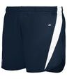 Augusta Sportswear LADIES STRIDE SHORT - Augusta Sportswear 727400 NAVY/WHITE (BA) S
