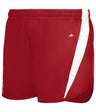 Augusta Sportswear LADIES STRIDE SHORT - Augusta Sportswear 727400 RED/WHITE (BA) S