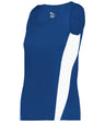 Augusta Sportswear LADIES STRIDE SINGLET - Augusta Sportswear 896700 ROYAL/WHITE (BA) S