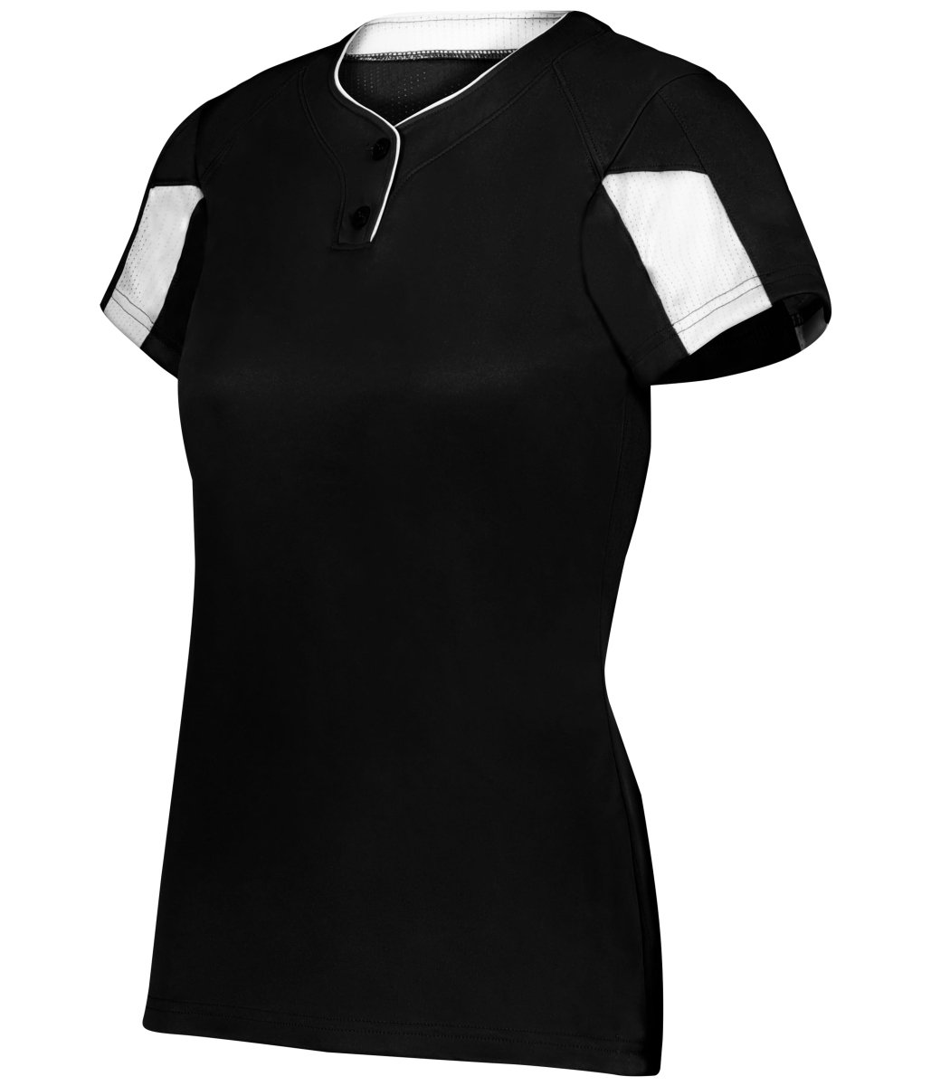 Augusta Sportswear LADIES STRIKER JERSEY 617600 BLACK/WHITE (BA) S