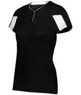 Augusta Sportswear LADIES STRIKER JERSEY 617600 BLACK/WHITE (BA) S
