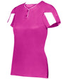 Augusta Sportswear LADIES STRIKER JERSEY 617600 HOT PINK/WHITE (BA) S
