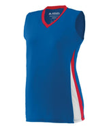 Augusta Sportswear Ladies Tornado Jersey 1355 ROYAL/RED/WHITE S